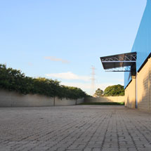 Pátio para carga e descarga